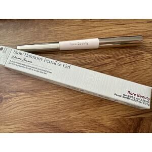 Rare Beauty Brow Harmony WARM BROWN Dual-Ended Waterproof Pencil Tinted Gel BNIB